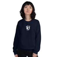 Load image into Gallery viewer, BDNF World Domination Crewneck (Black &amp; Navy Blue)
