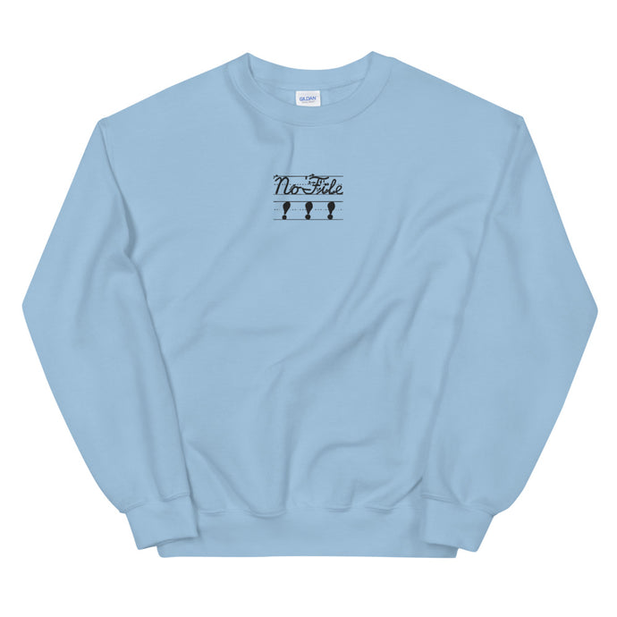 No File Cursive Crewneck